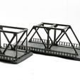 Pratt-Truss-Bridge-3D-Printed-Miniature-Wargaming-Terrain-28mm-15mm-Scale-Long-Bridge-Elements.jpg Pratt Truss Bridge - Miniature Wargaming Terrain
