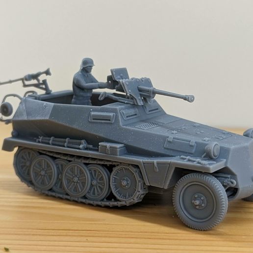 🇩🇪 Half-track Sd.Kfz.250/11 Schwerer Panzerbüchse 41 +