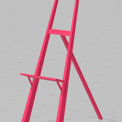 Easel Stand 5.png Download OBJ file Easel Stand • 3D printer object, Eternel06