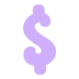 DOLLAR.stl Letters and Numbers HIPPIE Letters and Numbers | Logo