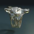 wolf-018.jpg STL file Wolf Ring・3D print model to download