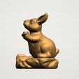 Chinese Horoscope04-A03.png Free 3D file Chinese Horoscope 04 Rabbit・Design to download and 3D print