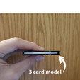 i 3 card model Portefeuille moderne | 1-12 slot option