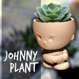 johny plant flyer.jpg 3D-Datei JHONNY PLANT - FLOWER POT・Modell zum Herunterladen und 3D-Drucken