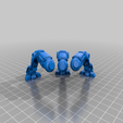 print_cage_default_2-walker_left_legs.png Бесплатный STL файл Destiny - Fallen Walker Tank・Модель для загрузки и 3D-печати