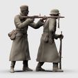 1.2321.jpg German Soldiers in a coat with mg 38 and 98k mauser rifel