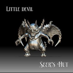 LITTLE DEVIL Fichier STL gratuit Petit diable・Plan pour impression 3D à télécharger, SeersHut