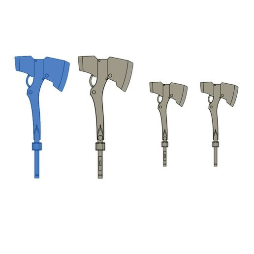 Gundam IBO Graze Axe 3D model