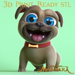 1.jpg ROLLY FAN ART FROM PUPPY DOG PALS - 3D PRINT READY MODEL
