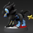 Luxray01.jpg Shinx,Luxio,Luxray EVOLUTION 3 IN 1 PACK- FAN ART - POKÉMON