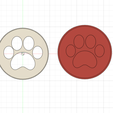paw-1.png Paw Print Coaster