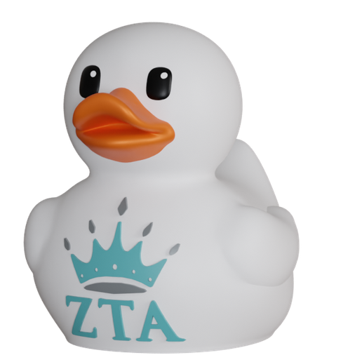 🦆 Zeta Tau Alpha (ZTA)・ 3MF File for 3D printing・Cults