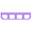 Gantrywalkwayrail001.stl Sidewall Gantry kit for Modular Gunpla Display