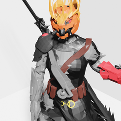 liche-halloween-2022-1.png STL file Halloween Warrior・Design to download and 3D print