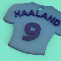 haaland-v1.png KEYCHAIN SHAPED LIKE THE JERSEY OF HAALAND (MANCHESTER CITY)