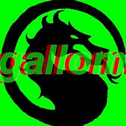 borrar.jpg STL file new logo of mortal kombat 1 2023・3D printing idea to download