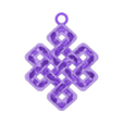 Celtiic_knot_pendant.stl Celtic knot pendant