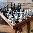 Bild01.jpg Portable Chess Set in Wooden Look - Travel Chess Board