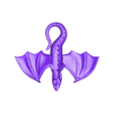 Dragon Pendant.stl Dragon pendant