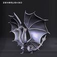 5.jpg Archivo 3D KING GHIDORAH - GODZILLA 3D PRINTING MODEL STL・Design para impresora 3D para descargar