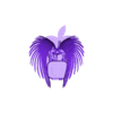 APPLE_WATCH_CHARGE_CHAINED_ANGEL_BASE_APPLE_FULL.stl Apple Watch Charger Support Chained Angel
