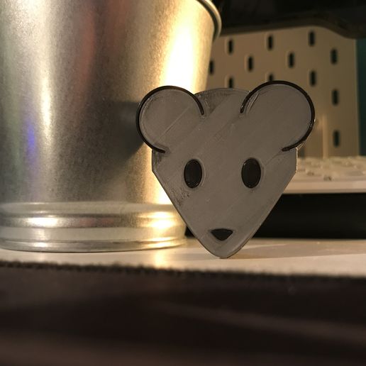 Maus Box Tablettenbox pill box mouse animal box 3D model