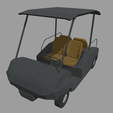 Low_Poly_Golfing_Car_Render_05.png Low Poly golf cart // Design 01