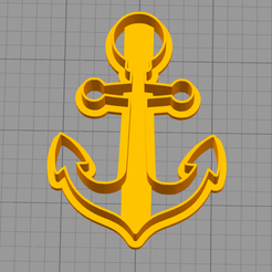 ancla.png Cookie Cutter - Anchor // Cutter Anchor