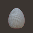 IMG_0941.png Mystery Dragon Knit Egg STL 3D model Digital Download Personal Use