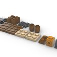 Unassembled.jpg LEGO STAR WARS GONK DROID - 3D PRINTING STL FILE DIGITAL INSTANT DOWNLOAD