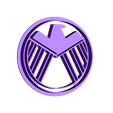 shield logo.stl Avengers Cookie Cutter