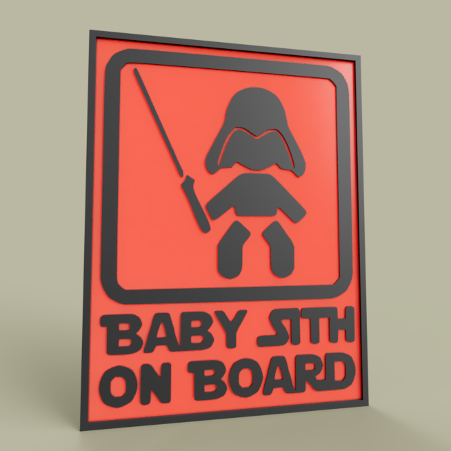 1fb26a2a-5e42-4f26-97bb-c38e1ba9e569.PNG Free STL file StarWars Baby Sith On Board Darth Vader・3D printable design to download, yb__magiic