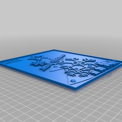 christmas_card.png Fichier 3D gratuit 2021 Décoration de cartes de Noël・Plan pour impression 3D à télécharger