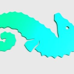 SeaH.png 3D-Datei SeaHorse Pendant kostenlos・Modell für 3D-Druck zum herunterladen