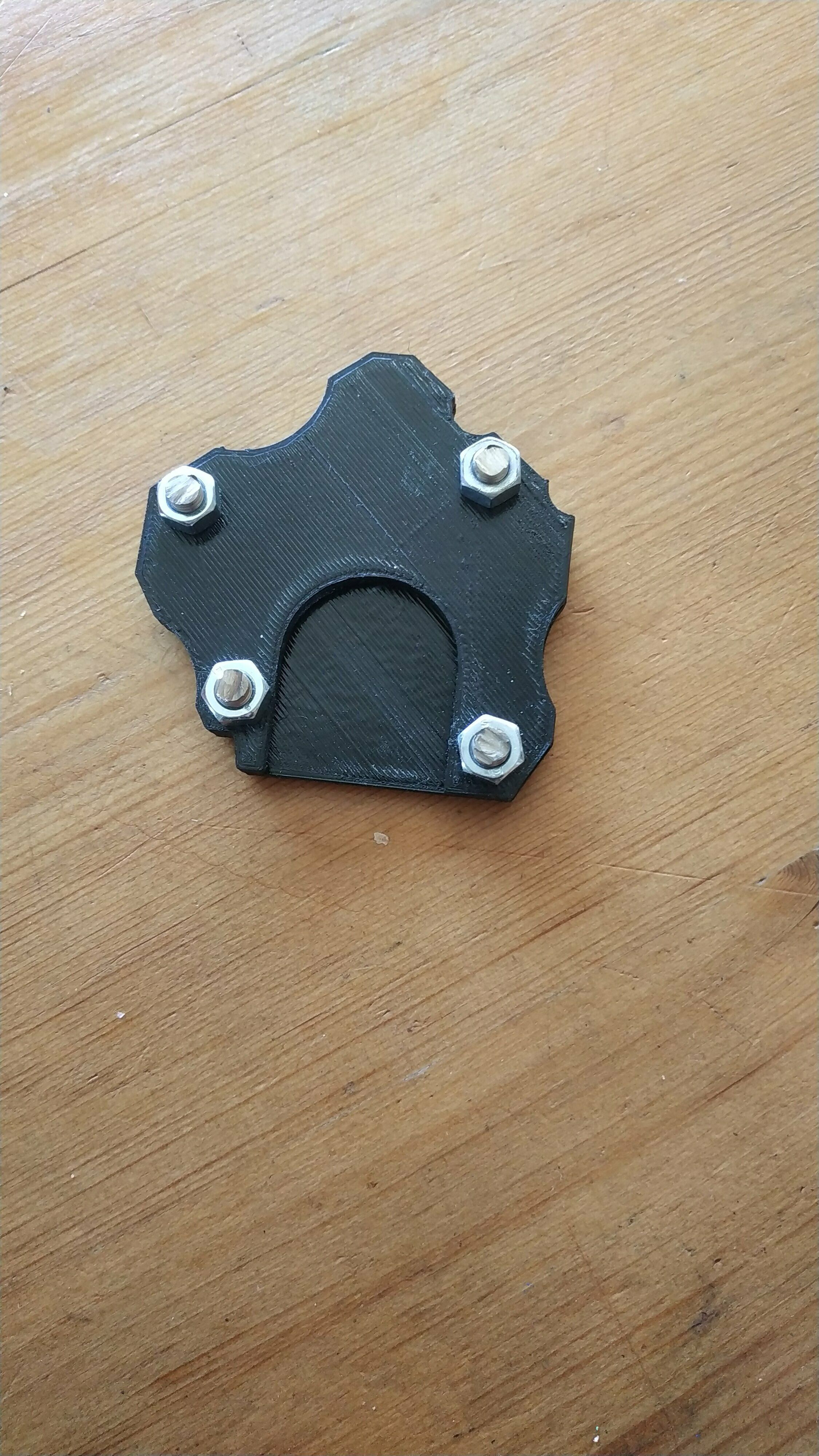 STL file Motorcycle kickstand extension・Template to download and 3D print・Cults