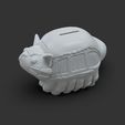 N.4695.jpg Hucha Totoro Nekobasu Coin Bank – Cute Catbus Inspired 3D Print Piggy Bank