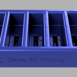 Baofeng Battery Holder v32.png Fichier STL Porte-piles Baofeng UV-5R・Modèle imprimable en 3D à télécharger, Dailey3DPrinting