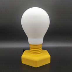 IMG_20220720_183053.jpg STL file Nightlight Bulb・3D printer model to download, ImpriMaker3D