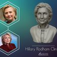 01.jpg Hillary Clinton 3D printable model