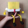Sponge Holder(Spongebob shaped) Kitchen sink suction holder for sponge