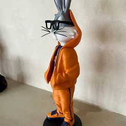 Bugs bunny urban vibes Fan art (multiparts/3mf)