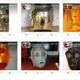 c3p0000.JPG STL file C3P0 Wearable Mask (Hi Res)・3D printing idea to download