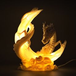 P1051085.jpg STL file Moon Dragon・3D printing template to download