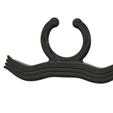 Male-jewel-septum-06 v3-02.png STL file fake nose hook FAKE NIPPLE PIERCING "mustache father" Female Male Septum Barbaella male Non-Piercing Body Jewellery Bondage Weight maleJ-06 3d print cnc・3D print object to download
