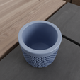 HighQuality1.png 3D Cylinder Vase for Flowers Gifts for Her with 3D Stl File & Modern Decor, 3D Printing, Decorative Vase, 3D Printed Decor, 3D Art