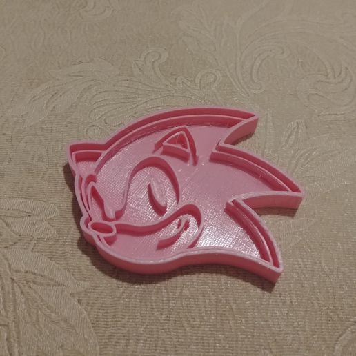 Cookie cutter Sonic the Hedgehog 3D model