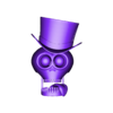 Happy Skull.STL Happy Halloween Skull Assembly