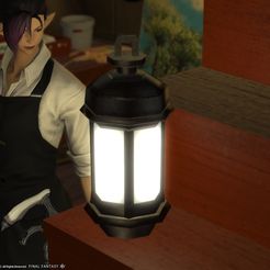 fa0bb266-b471-4326-ba94-bd1288abf01b.jpg FFXIV Metal Work Lantern: A 3D printable lamp from Final Fantasy XIV, for LED and battery power, can use PET from 2 litre bottle for glass.