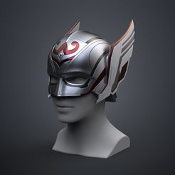 Jane_helmet_title_3Demon.jpg 3D file Jane helmet (Love and Thunder)・3D printing model to download, 3D-mon