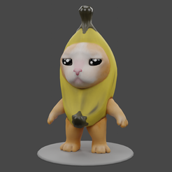 untitled9.png Archivo 3D Plátano Gato Perro meme Calabaza Manzana 3D・Diseño imprimible en 3D para descargar
